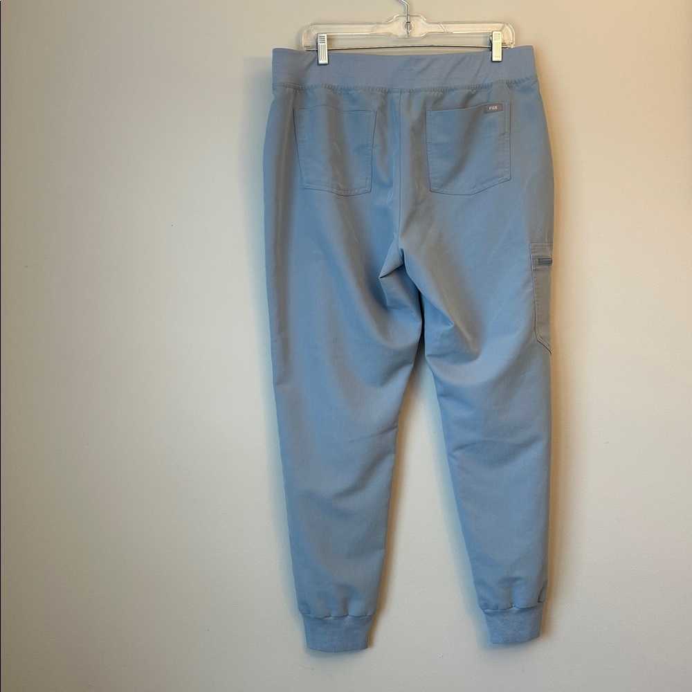 Figs Dusty Blue Zamora Joggers - Picture 2 of 3